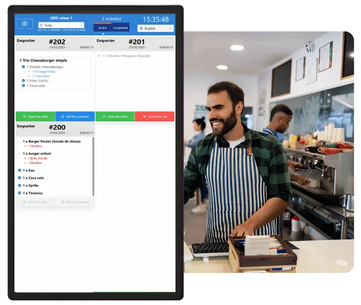 Kiosk360 Restaurant - Order Display System (ODS)