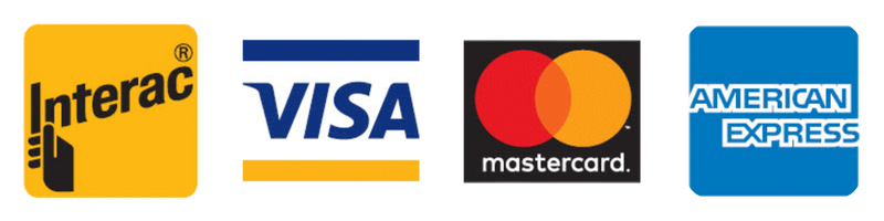 Interac - Visa - MasterCard - AmericanExpress - Kiosk360